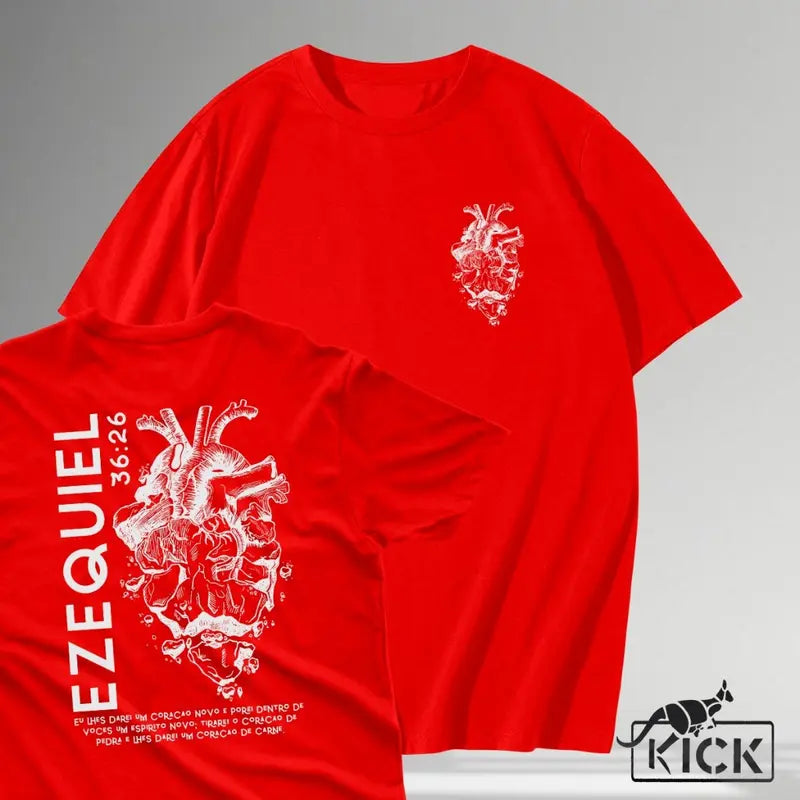 T-Shirt Cristã "Profecia Ezequiel" – Coleção Coração de Carne