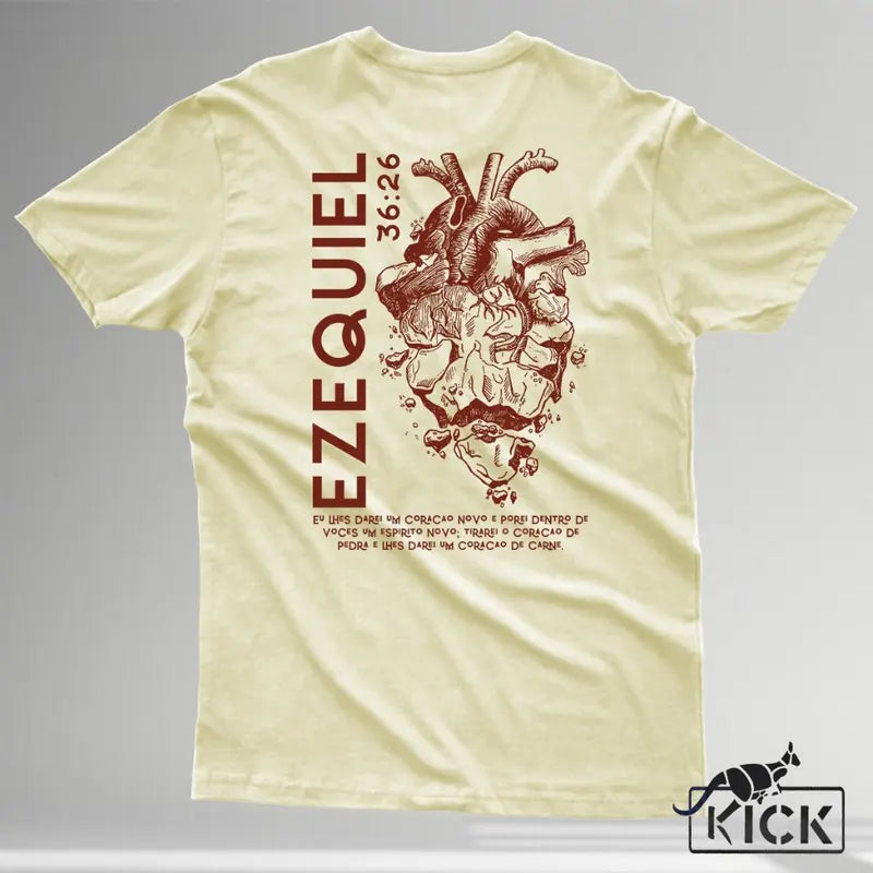 T-Shirt Cristã "Profecia Ezequiel" – Coleção Coração de Carne